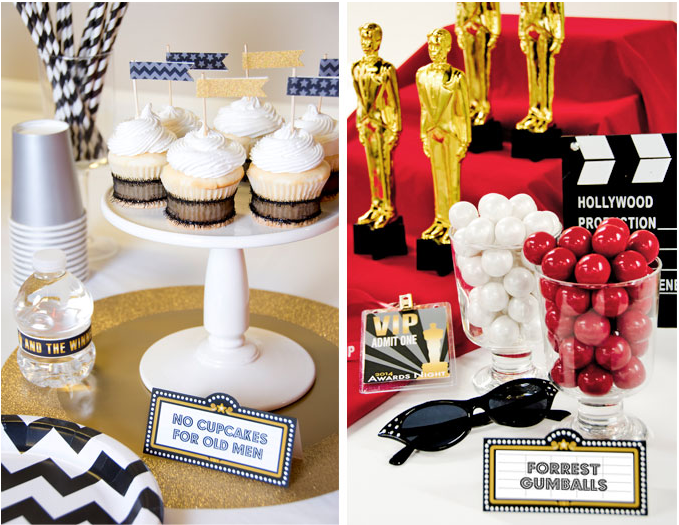 Golden Globes Party Decorations