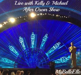 live with Kelly & Michael after oscar show