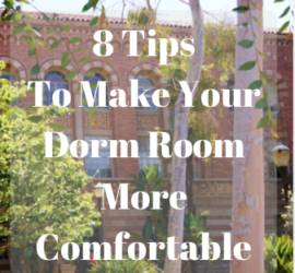 make your dorm room more comfortable